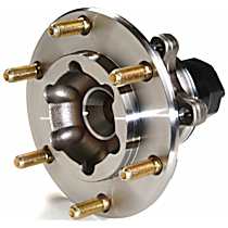 513165 Front, Driver or Passenger Side Wheel Hub, 6 Lugs, With Bearing, RWD, Problem Solver Series