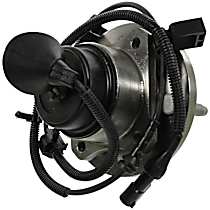 Front, Driver or Passenger Side Wheel Hub, LS, 5 Lugs, With Bearing, Problem Solver Series