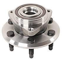 513277 Front or Rear, Driver or Passenger Side Wheel Hub, 6 Lugs, With Bearing,, 3.6L, 6Cyl, Problem Solver Series