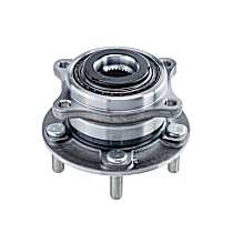 Front, Driver or Passenger Side Wheel Hub, 5 Lugs, With Bearing, Problem Solver Series