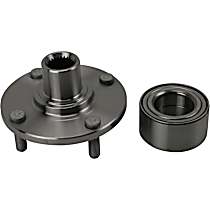 Front, Driver or Passenger Side Wheel Hub, With Bearing, Problem Solver Series