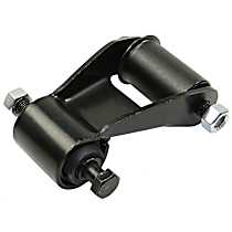 K150404 Leaf Spring Shackles and Hangers - Black, Direct Fit, Sold individually