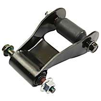Leaf Spring Shackles and Hangers - Black, Direct Fit, Sold individually