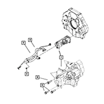 Engine Coolant Thermostat Housing Bolt