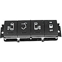 04602579AB Rear, Passenger Side Door Lock Switch Black