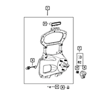 04672852AB Direct Fit Door Lock Actuator Bracket, Sold Individually