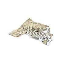 05035328AB Starter Heat Shield - Chrome, Direct Fit