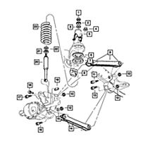 Direct Fit Shock Absorber Nut