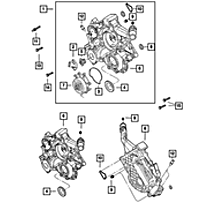 06505293AA Camshaft Position Sensor Bolt