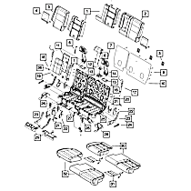 1TM57DX9AA Direct Fit Seat Back Recliner Adjustment Handle, Sold Individually