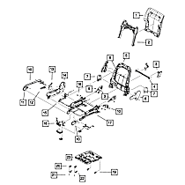 1UP03DX9AA Seat Back Recliner Adjustment Handle