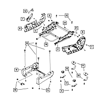 1YK69DX9AA Seat Back Recliner Adjustment Handle