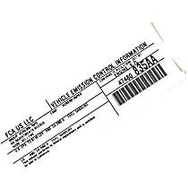 47480835AA Emission Label