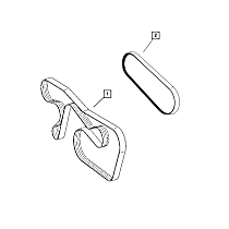 Serpentine Belt, 6 Cyl 3.0L, Turbocharged, DIESEL - Main Drive
