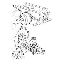 52009651AA Brake Hose Clip - Direct Fit