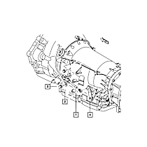 52108716AB Transfer Case Control Lever
