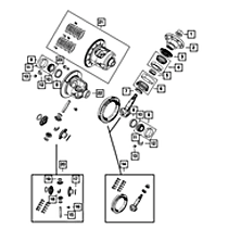 52111577AB Pinion Shim Set