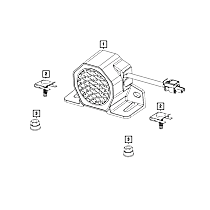 52112391AB Direct Fit Anti-Theft Module Connector, Sold Individually
