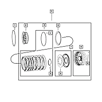 52119568AA Direct Fit Transmission Clutch Friction Plate Kit, Sold Individually