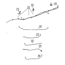 52121326AD Direct Fit Fuel Injection Fuel Feed Pipe