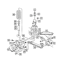 52121818AA Shock Absorber Grommet