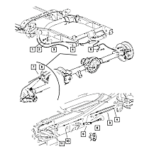 52121965AB Parking Brake Cable Guide