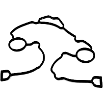 Timing Cover Gasket, 8 Cyl 5.7L, VIN T - 