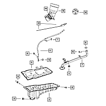 Oil Pan, VIN N, 8 Cyl 4.7L, Mopar Oil Pan - 