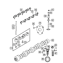 53022339AA Engine Multiple Displacement System Solenoid