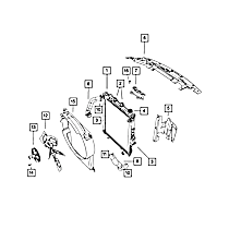 55111033AA Radiator Hose Clamp