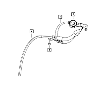 55111232AF Return Hose