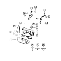 55197421AB Quarter Panel Insulator