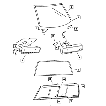 55346644AG Back Glass