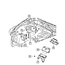 56029559AG Transfer Case Shift Control Module - Direct Fit, Sold individually