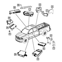 56029590AF Direct Fit Transfer Case Actuator, Sold Individually