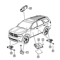 56054076AD Direct Fit Air Bag Occupant Sensor Bracket, Sold Individually