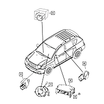 56054200AG Direct Fit Air Bag Occupant Sensor Bracket, Sold Individually