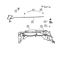 57010485AA Washer Hose - Sold individually