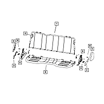 Seat Switch Panel Bezel - Direct Fit, Sold individually