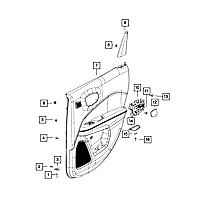 5UW68PS4AA Seat Armrest Fill Plug