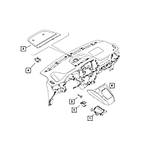 5YZ63LXHAA Instrument Panel Storage Compartment