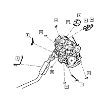 68002763AA Direct Fit Manifold Absolute Pressure Sensor, Sold Individually