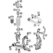 68029522AC Shock and Strut Boot - Direct Fit