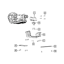 68032662AF Direct Fit Automatic Transmission Mount Insulator