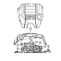 68038749AF Mopar Engine Cover Engine Cover - Direct Fit