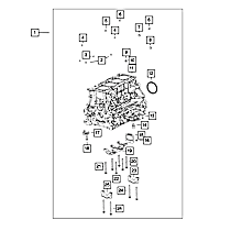 68043497AA Engine Block Drain Plug