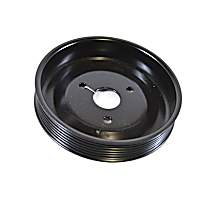 68046027AA OE Replacement Series Water Pump Pulley - Black, Steel, Direct Fit, Sold Individually