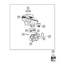 68048549AB Brake Reservoir - Direct Fit
