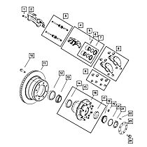 68049114AA Direct Fit Wheel Hub Bolt