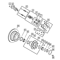 68049178AB Disc Brake Caliper Piston Seal - Sold individually